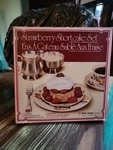 Vintage Strawberry Shortcake Set (4 Pans & Huller) Fox Run Craftsmen 1982 Usa. Fixed Price $15.00.