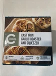 Charcoal Companion Cast Iron Garlic Roaster And Squeezer Set New In Box. Fixed Price $11.99.