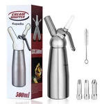 Professional Aluminum Whipped Cream Dispenser 3.4*3.4*10.6, Silver. Fixed Price $33.81.