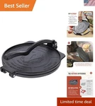 Victoria 10-INCH Cast Iron Tortilla Press Hd Spherrous, Commercial-grade. Fixed Price $156.42.