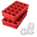 Tovolo Set Of 2 Perfect Ice Cube Trays Color Candy Apple. Fixed Price $18.18.