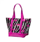 3C4G Three Cheers For Girls Zebra Hearts Week-end Tote 27120. Fixed Price $10.00.