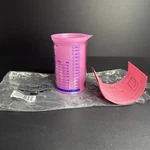 Pampered Chef Measure Cup -1 Wet/dry, #9897 Breast Cancer Awareness Pink. Fixed Price $19.99.