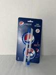 Jokari Pepsi Modern Soda Straw / Pop Beverage Can Caps - 2PK. Fixed Price $6.00.