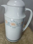 Corning Corelle Thermos 1 Quart Hot Beverage Dispenser Apricot Grove & Screw Top. Fixed Price $18.77.