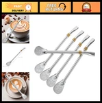5PCS Stainless Steel Yerba Mate Straws Food-grade Bombilla Filter Spoon For. Fixed Price $29.69.