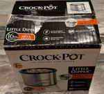 Crock Pot Little Dipper Slow Cooker 16OZ Round Stainless Steel New Open Box. Fixed Price $23.87.