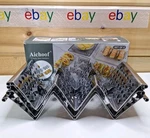4 Pack Aichoof Flexible Stackable Stainless Steel Taco Holders - Box. Fixed Price $9.59.