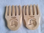 Alaska Light Wood Salad Pasta Pals Handy Kitchen Serving/mixing Tool. Fixed Price $13.95.