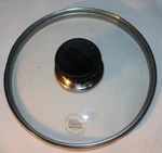 Berndes Glass Replacement Cover Lid For Pot Pan 7" Od 6 1/8" Black Knob. Fixed Price $9.99.