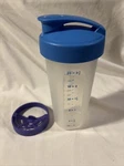 Tupperware Quick Shaker Blender 7320A-6 Blue Lid Protein Eggs Batter B20. Fixed Price $18.99.