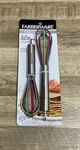 2 Farberware Silicone Whisk Kitchen Utinsil Professional Multi-color Rainbow. Fixed Price $9.99.
