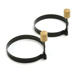 Norpro 4-INCH Nonstick Round Pancake And Egg Rings, Set Of 2, Black. Fixed Price $12.20.