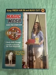 Magic Mesh Hands Free Screen DOOR-83 19 Black/as Seen On Tv. New Sealed In Box. Fixed Price $5.00.