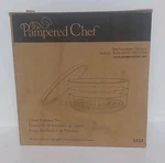 Pampered Chef, Drink Rimmer Set #2424, Juicer/salt Open Box. Fixed Price $8.44.