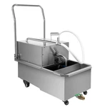 Fryer Oil Filter Commercial Cooking Filtration System 55L Capacity Mobile Us. Fixed Price $653.22.