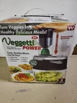 Veggetti Spiralizer As Seen On Tv Stainless Steel Blades 2 Qt Recipes Open Box. Fixed Price $39.99.