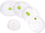 Set Of 5 Microwave Plate Covers With Adjustable Steam Vents; Splatter. Fixed Price $11.45.