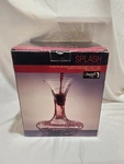 Denizli Glass Wine Carafe Decanter Splash & Aerator Stand Mid Century Modern. Fixed Price $89.00.