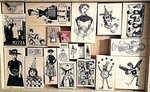 50+ Rubber Stamps Featuring Women, All Makers, Sizes, Images; Always Adding!. Fixed Price $12.00.