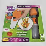 Pop Chef 10 Push & Eat Kit New 6 Shapes As Seen On Tv Fruit Kabob. Fixed Price $11.99.