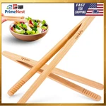 2PCS Pampered Chef 8" Bamboo Wooden Kitchen Toaster Tongs, Free Shipping! New!... Fixed Price $7.89.