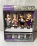 Vtg Boston Warehouse 2000 Or Bust Spreaders Set Of 4 Stainless Steel Knives. Fixed Price $10.95.