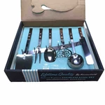Vtg Nos Household Brand Stainless Kitchen Utensil Set W/ Wall Hanger Usa Rare!!. Fixed Price $174.99.