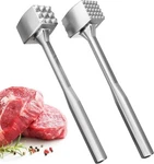 Double Side Meat Tenderizer Ice Steak Stainless Veal Hammer Beef Kitchen Tool. Fixed Price $11.99.