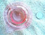 Pink Depression Glass "wenzell's Egg Separator No. 6742" -circa 1920'S-1930'S. Fixed Price $29.00.