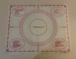 Vintage Tupperware Pastry Rolling Mat Pie Tart Baking Sheet 1965 18" X 22" Usa. Fixed Price $22.99.