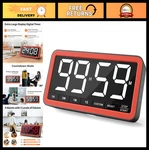 Digital Kitchen Timer With Extra Large 7.8" Display, Magnetic Led, 4 Alarms, 3 V. Fixed Price $53.99.