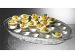 Deviled Egg Tray Serving Platter 24 Slot Round Plastic Holder Dish. Fixed Price $16.99.
