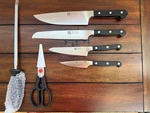 Zwilling Pro 6 Piece Knife Set. Fixed Price $229.00.
