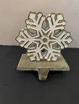 Giftcraft Cast Iron Snowflake Christmas Stocking Holder. Fixed Price $26.55.