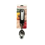 Kitchenaid Gourmet Sherbet Black And Silver Ice Cream Scoop Heavy Duty. Fixed Price $11.99.