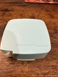 Vtg Tupperware Label Dispenser With Freezer Stickers Blue 1446-2 Aqua. Fixed Price $6.92.