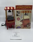 Nostalgia Electrics Old Fashioned Movie Time Hot Air Popcorn Maker Cart W Box. Fixed Price $40.00.