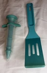 Pampered Chef Spatula Turner Teal + Kitchen Tool Lot Baking Cooking Utensils. Fixed Price $14.99.