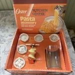 Vintage Oster Kitchen Center Pasta Accessory 939-65 Complete Open Box. Fixed Price $24.99.