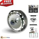 3.25 Inch Chrome Stainless Steel Sink Strainer Replacement Clog-free Design. Fixed Price $16.79.