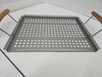 Schmidt Brothers Bbq Ash Grab & Grill Flat Tray Large Non-stick Coated Ss. Fixed Price $25.01.