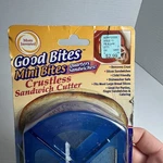 Good Bites Mini Quarters Crustless Sandwich Cutter Mom Invented 2005. Fixed Price $8.99.