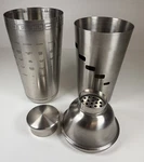 Dial-a-drink Stainless Steel Cocktail Shaker Oggi 15 Different Recipes. Fixed Price $19.99.