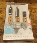 Nwt Martha Stewart 3-PIECE Kitchen Tools Stainless Steel Peeler Zester Knife. Fixed Price $13.19.