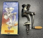 Porkert Metal Poppy Seed Grinder Mill MC6 Complete Box Hand Crank Unused Mint. Fixed Price $55.00.
