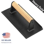 Cast Iron Grill Press Weight Steak Burger Griddle Flattops Bacon Paninis. Fixed Price $13.95.