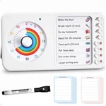 2-IN-1 Visual Timer With Task Board For Adhd & Autism, Dry Erase Chore Chart And. Fixed Price $36.99.