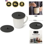 2 Pack Silicone Cup Lids, 4.3 Inch Mug Covers, Reusable Coffee.... Fixed Price $26.00.