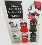 Disney's Minnie Mouse 6 Pk. Magnetic Bag Clips. Fixed Price $17.99.